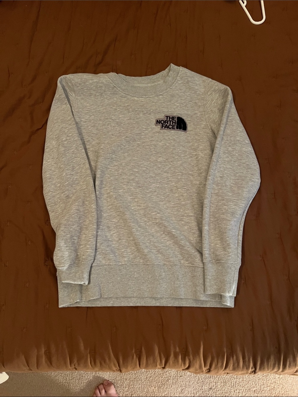 The North Face Light Grey Men's Crewneck Sweatshirt